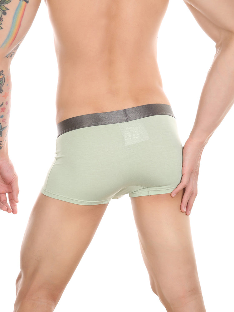 Men’s Dual Ball Pouch Trunks With Fly Front