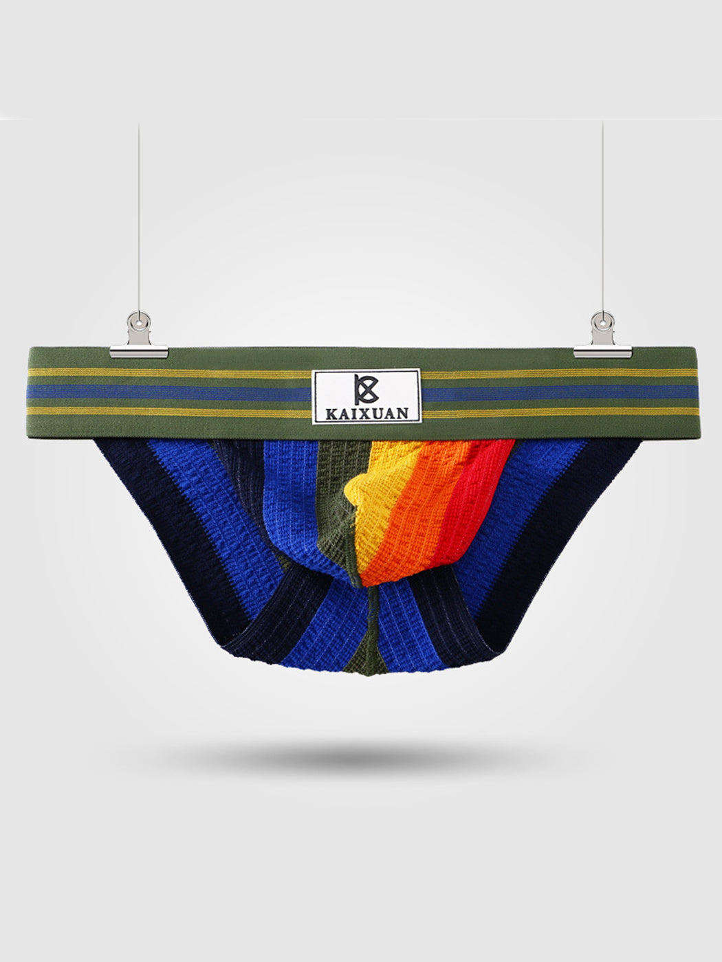 Men's Knitted Sexy Large Pouch Jockstrap