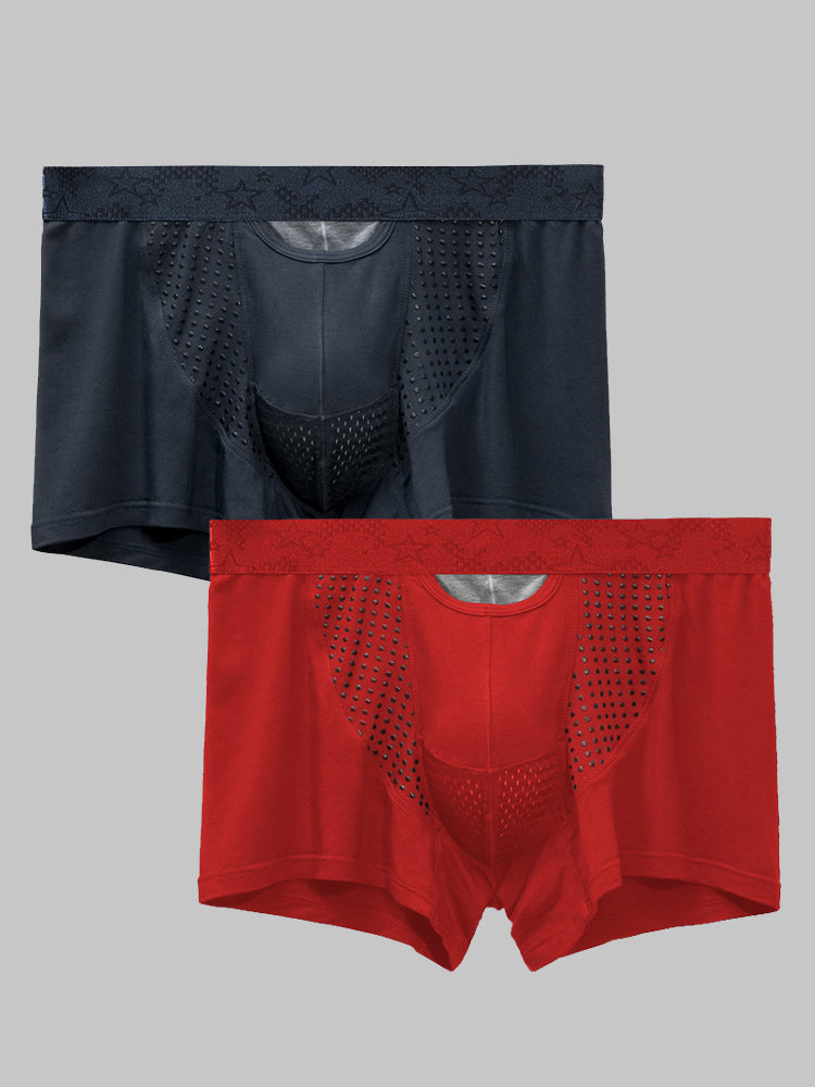 Modal Dual Separate Pouch Trunks