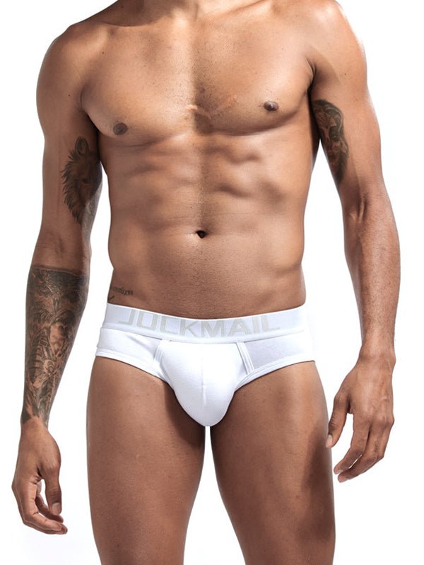 2 Pack Men's Sexy Cotton Support Contour Pouch Briefs