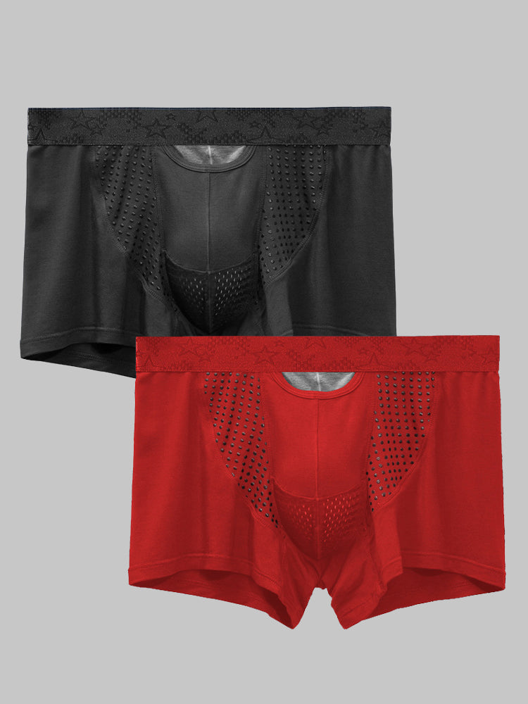 Modal Dual Separate Pouch Trunks