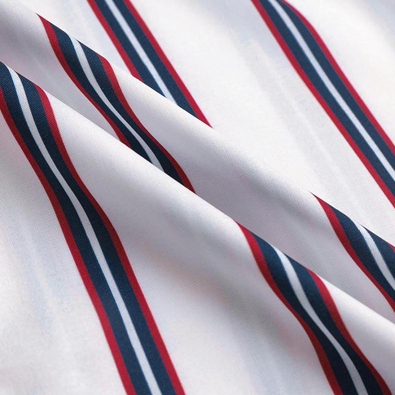 Mens Stripe Breathable Multi Color Chest Pocket Shirts